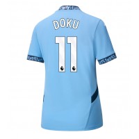 Manchester City Jeremy Doku #11 Hjemmedrakt Dame 2024-25 Kortermet